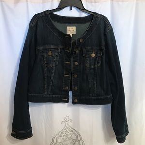Torrid cropped denim jacket